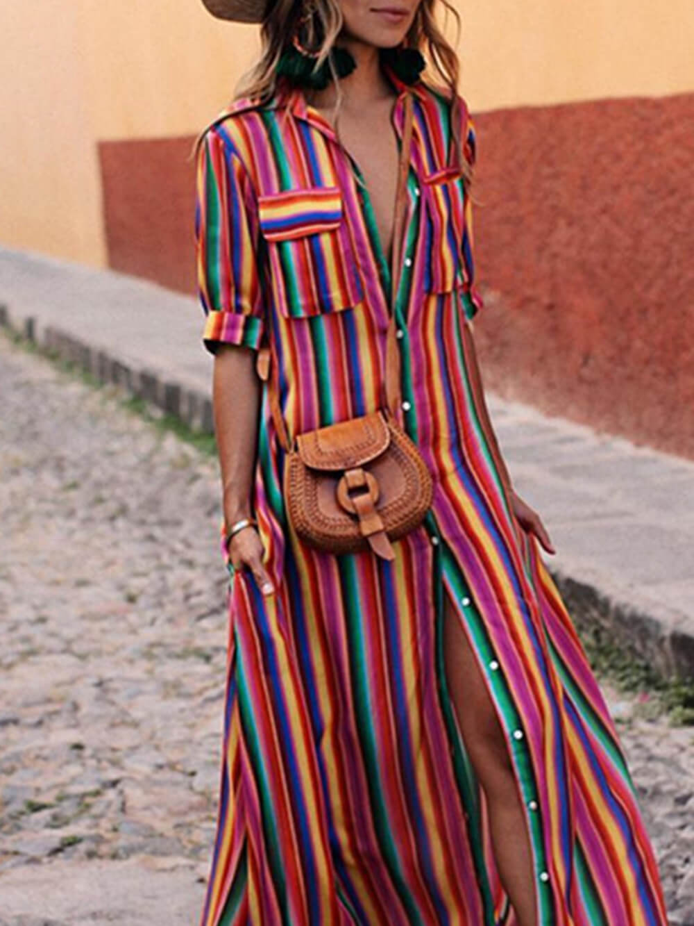 Megan | Casual Striped Dress