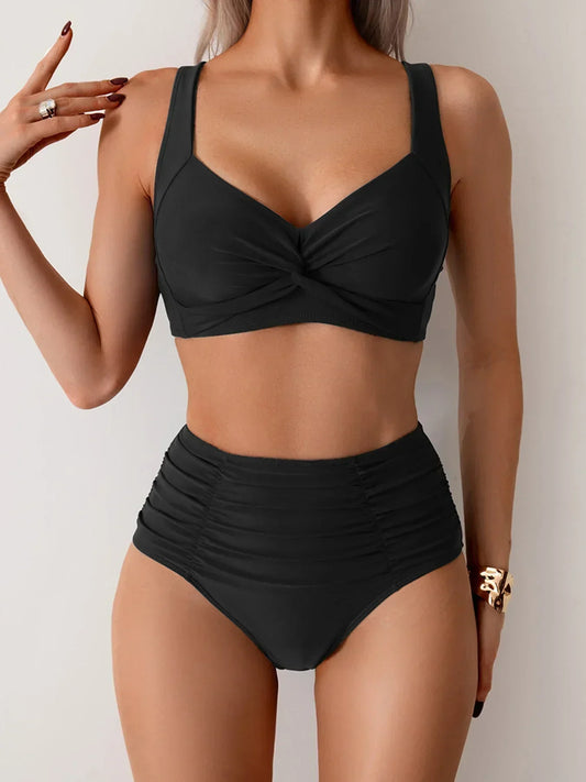 Zoe | Ruffle Bandeau Bikini